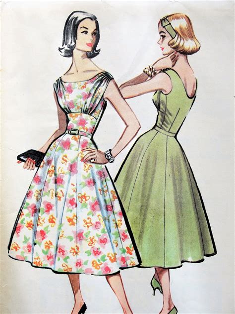 free patterns for vintage dresses.